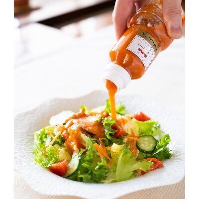 【栄養満点】レストランシェフ特製大塚にんじんすりおろしドレッシング×3本〈特産伝統にんじん使用〉
