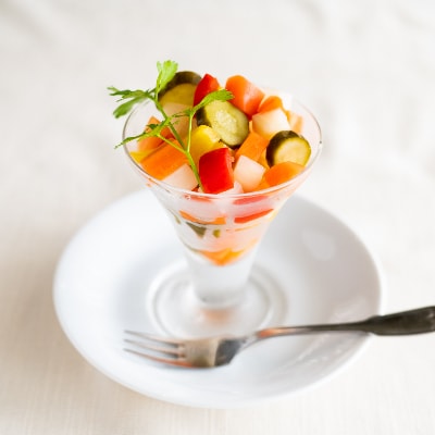 【フレンチシェフ特製】ミックス野菜の彩りピクルス(100g×4本セット)