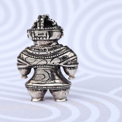 【縄文アクセサリー「Do_goods」】SILVER925初代遮光器土偶 ネックレス 659-436