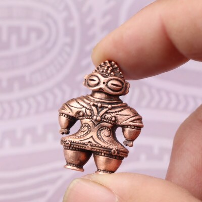 【縄文アクセサリー「Do_goods」】純銅製 2代目ミニ遮光器土偶 ネックレス 659-519