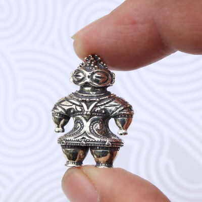 【縄文アクセサリー「Do_goods」】SILVER925 2代目遮光器土偶 659-827