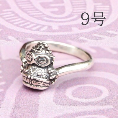 【縄文アクセサリーDo_goods】SILVER925 どぐりんリング 9号 700-076-09