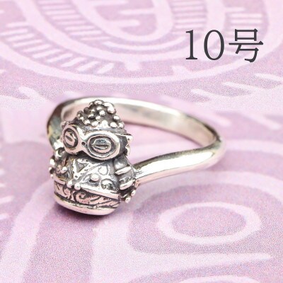 【縄文アクセサリーDo_goods】SILVER925 どぐりんリング 10号 700-076-10