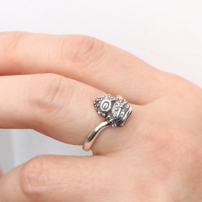 【縄文アクセサリーDo_goods】SILVER925 どぐりんリング 17号 700-076-17