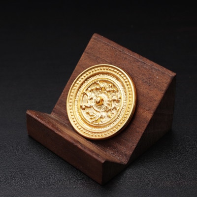 【縄文アクセサリーDo_goods】K18製 四神獣鏡オブジェ 700-207