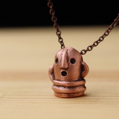 【縄文アクセサリーDo_goods】純銅製 小豆サイズの踊る埴輪ネックレス 659-914