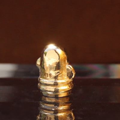 【縄文アクセサリーDo_goods】K18製 小豆サイズの踊る埴輪オブジェ 700-208