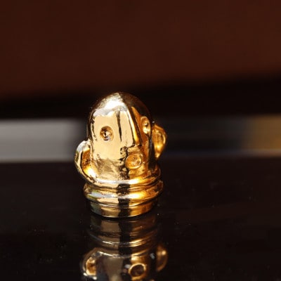 【縄文アクセサリーDo_goods】K18製 小豆サイズの踊る埴輪オブジェ 700-208