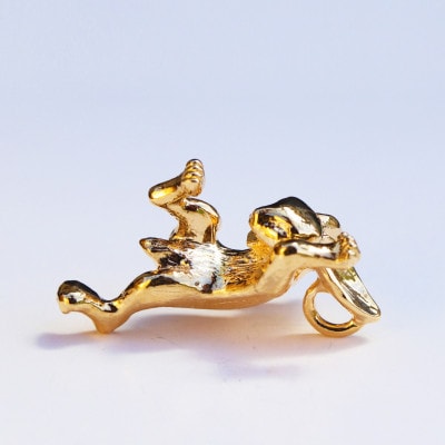 【縄文アクセサリーDo_goods】 K18鳥獣戯画 うさぎのオブジェ小 700-217