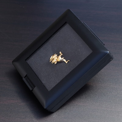 【縄文アクセサリーDo_goods】 K18鳥獣戯画 うさぎのオブジェ小 700-217