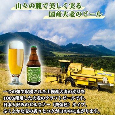 旅のはじまりのビール&おつまみセット 330ml×2本 ビーフジャーキー 十勝 士幌町【L23】