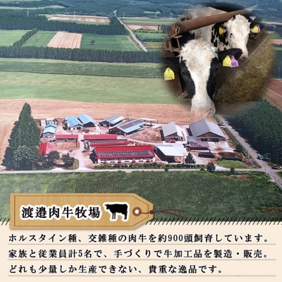 コーンドビーフ 100g×3個 アレンジ自在 渡邉肉牛牧場 国産牛 十勝・士幌町【W03】