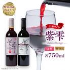 山葡萄ワイン 紫雫~Marine Rouge~セット(ロゼ・樽熟成)750ml×各1本
