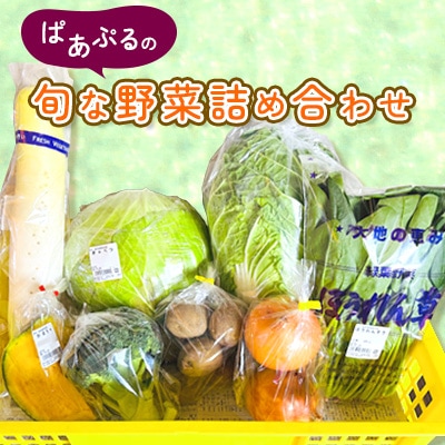 ぱあぷるの旬な野菜詰め合わせ