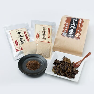美作番茶と十減武蔵セット