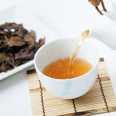 美作番茶と十減武蔵セット