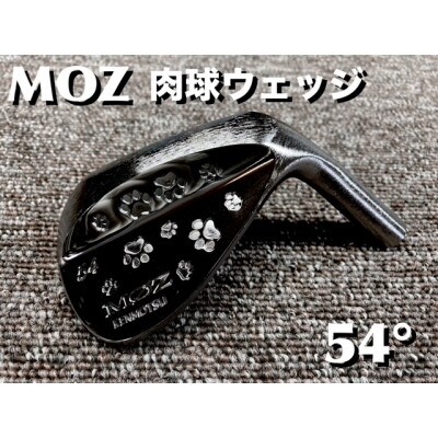 MOZ 肉球ウェッジ  54° コバルトブラック・ミラー仕上げ (フジクラMCI 50 R)