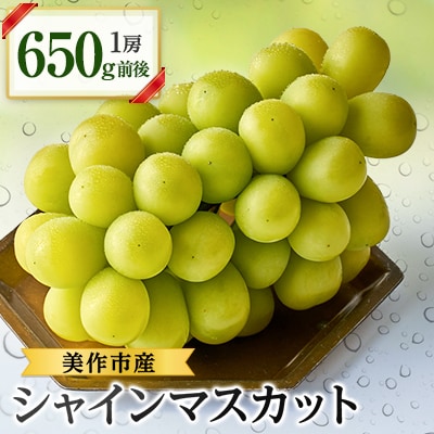 美作市産シャインマスカット650g前後　1房
