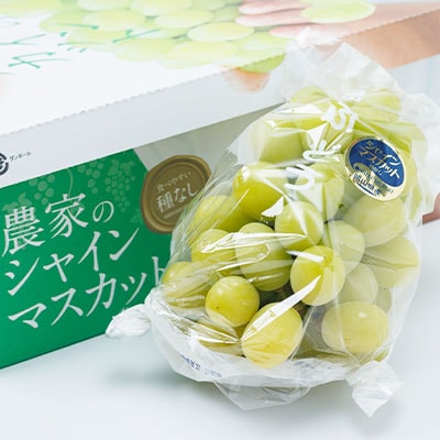 美作市産シャインマスカット700g前後　1房