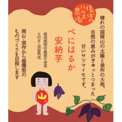 【畑から直送】さつまいも食べ比べセット(安納芋、紅はるか)　各1kg