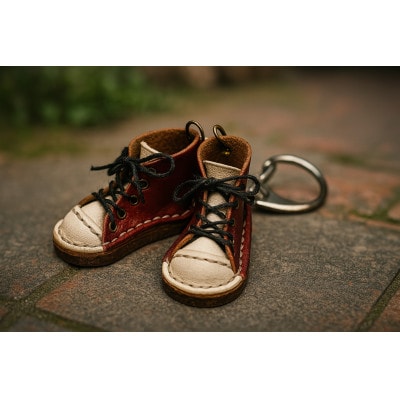 本革　ミニチュアスニーカー