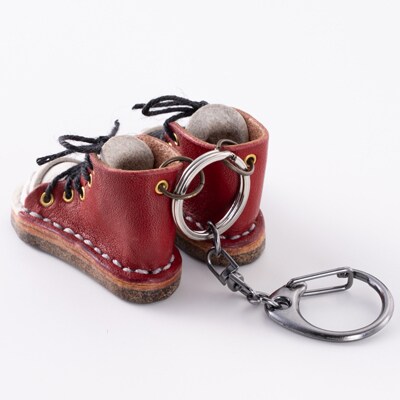 本革　ミニチュアスニーカー