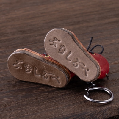 本革　ミニチュアスニーカー