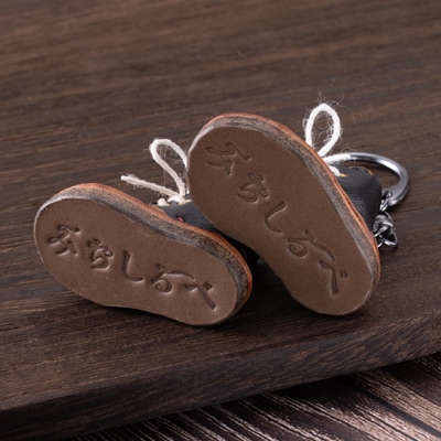 バイク乗りの本革ミニチュアブーツ