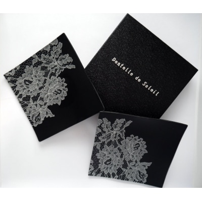 『 Dentelle de Soleil 』【15cm×15cm】黒