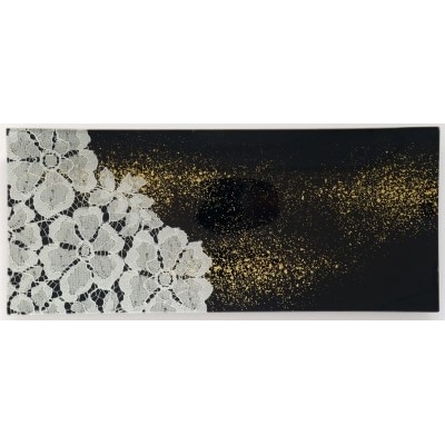 『 Dentelle de Soleil 』【13cm×30cm】(金箔加工:黒)