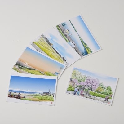 かほくの風景スケッチポストカード　1セット