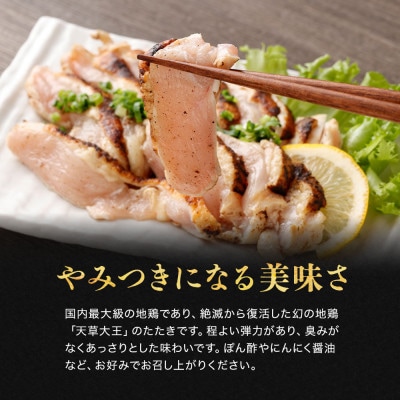 天草大王 鶏たたき 6パック セット (ムネ・モモ 合計6パック) 計1,230g