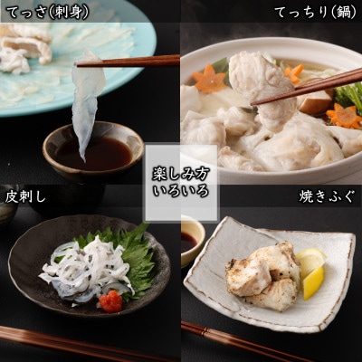 【大型サイズ】国産養殖!とらふぐ簡単調理で味わえるセット