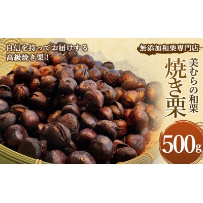 【毎月定期便】焼き栗専門店 美むらの焼き栗(500g)全12回