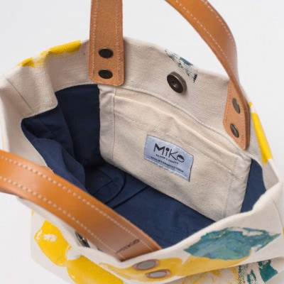 Miko バック (tote bag) Sサイズ ネコ柄