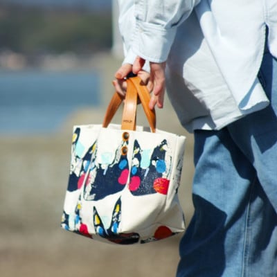 Miko バック (tote bag) SMサイズ ネコ柄