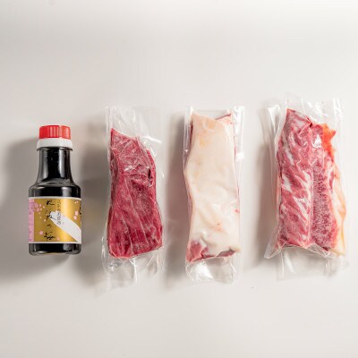 【熊本と畜】桜屋 馬刺し3種【赤身・フタエゴ・サガリ】450g(専用醤油付き)(上天草市)