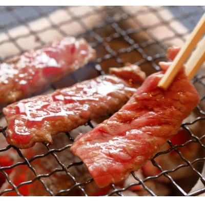 【毎月定期便】【GI認証】くまもとあか牛　焼肉用400g(上天草市)全3回