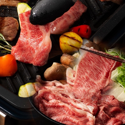 くまもと黒毛和牛【藤彩牛】厳選3種食べ比べ 計600g(バラ焼肉用、モモ・ローススライス)上天草市