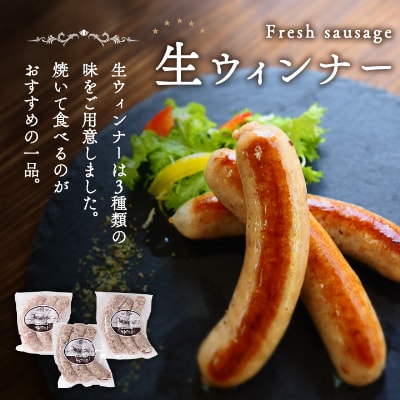 うえすたん手造り生ウィンナーと生ハムセット
