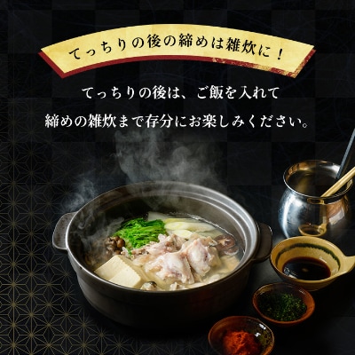 ふぐ刺身・ちりセット(2～3人前)