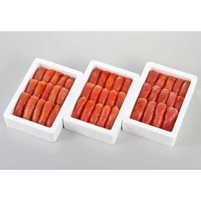 3箱に小分けした辛子明太子350g×6箱(計2.1kg)(粕屋町)