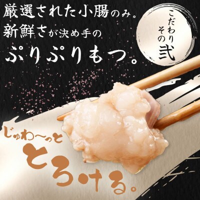 もつ鍋セット 8人前(もつ800g) 濃縮醤油スープ(粕屋町)