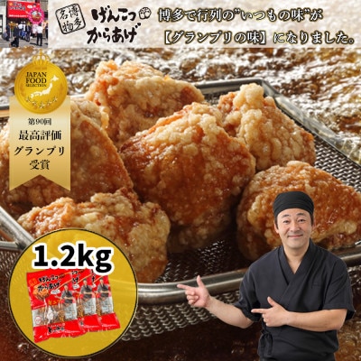 博多名物 博多とよ唐亭 げんこつからあげ(冷凍) 30個セット(10個×3)1.2kg(粕屋町)
