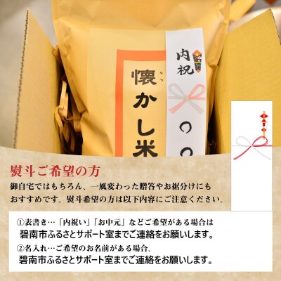 【お米マイスター】ほっ懐かし米　10kg　H056-132