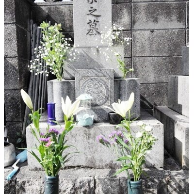 お墓のお掃除・献花サービス【碧南市内墓地限定】 H088-008