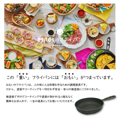 (某テレビ番組で紹介されました!) おもいのフライパン 20cm H051-172