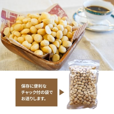 無塩で素焼きのマカダミアナッツ 無添加 300g　H059-094