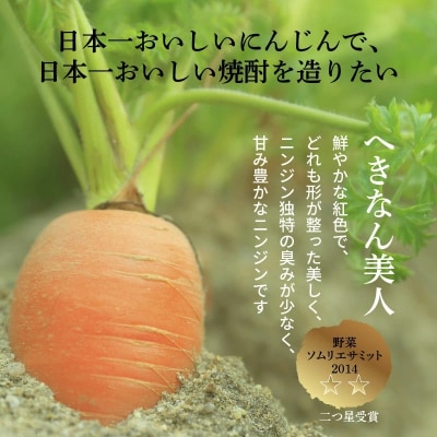 にんじん焼酎　紅　300ml×1本 へきなん美人使用　H009-034