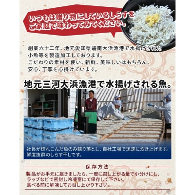 しらす屋のしらす干し500g　H006-075